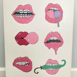 Andy Warhol “Lips” inspired painting 👄